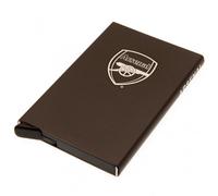 Arsenal FC Aluminium Card Holder with Crest | RFID Blocking, Holds 6 Cards, Trigger Clip, Officially Licensed