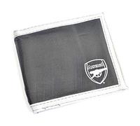 Arsenal fc Arsenal Multi Pocket Black Canvas Crest Wallet, Adults, Unisex, Multicoloured (Multicoloured), One Size