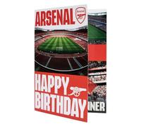 Arsenal FC Birthday Card Sound Card Sings 'Good Old Arsenal' when opened