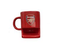 Arsenal FC Biscuit Mug with Bottom Biscuit Compartment - Officially Licensed