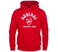 Arsenal FC Boy's Kids Hoodie in Red | Size: 6-7 Years Arsenal FC Red 6-7 Years