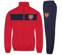 Arsenal FC Boy's Kids Jacket & Pants Tracksuit Set in Red | Size: 4-5 Years Arsenal FC Red 4-5 Years