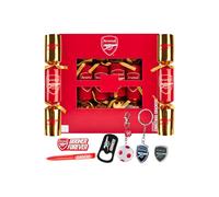 Arsenal FC Christmas Crackers Arsenal Xmas Gift in Red | Size: 6 Pack Arsenal FC Red 6 Pack
