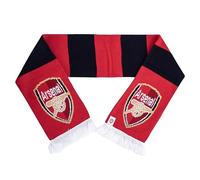 Arsenal FC Contrast Bar Scarf (One Size) (Red/Navy)
