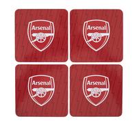 Arsenal FC Cork Coasters (Pack of 4)One Size Red TA13658