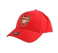 Arsenal FC Crest Baseball Cap in Red Arsenal FC Red One Size