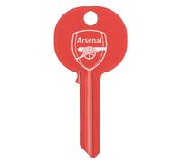 Arsenal FC Crest Blank Key in Red Arsenal FC Red
