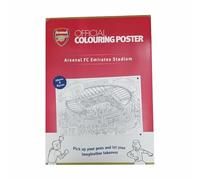 Arsenal FC Emirates Stadium Colouring Poster Book A1 (594mm x 841mm)