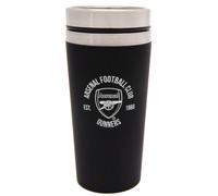Arsenal FC Executive Crest Travel Mug in Black Arsenal FC Black
