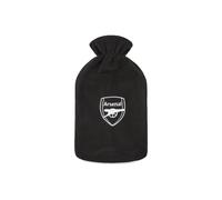 Arsenal FC Fleece Hot Water Bottle in Black Arsenal FC Black