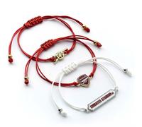 The Carat Shop Arsenal Football Club Friendship Bracelet Set of 3