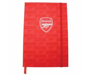 Arsenal FC Gold Crest A5 Notebook, Notebooks, Lined Pages, Sports, Gift