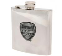 Arsenal FC Hip Flask in Silver Arsenal FC Silver