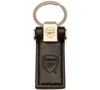 Arsenal FC Leather Keyring in Black Arsenal FC Black One Size