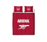 Arsenal FC Lightning Duvet Cover and Pillowcase Set - Double