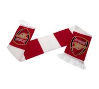 Arsenal FC Men's Bar Scar Knitted Jacquard Winter Scarf in Red Arsenal FC Red One Size