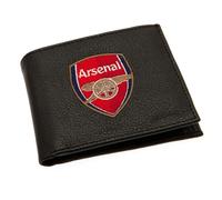 Arsenal FC Men's Embroidered Wallet in Black Arsenal FC Black One Size