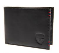 Arsenal FC Men's Leather Stitched Wallet in Black Arsenal FC Black One Size