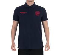 Arsenal FC Mens Polo Shirt Budapest 2026 Official Football Gift Navy Blue Medium