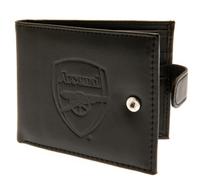 Arsenal FC Men's RFID Anti Fraud Wallet in Black Arsenal FC Black One Size