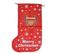 Arsenal FC Novelty Christmas Jumbo Present Stocking (One Size) (Red)