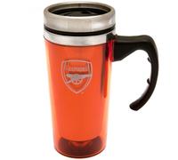 Arsenal FC Official Aluminium Travel Mug in Red Arsenal FC Red