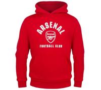 Arsenal FC Official Football Gift Boys Fleece Graphic Hoody Red 12-13 Years
