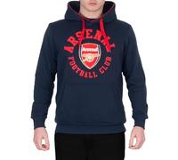 Arsenal FC Official Football Gift Mens Fleece Hoody Navy XL