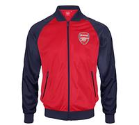 Arsenal FC Official Football Gift Mens Retro Track Top Jacket Red Large