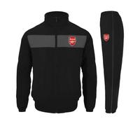 Arsenal FC Official Gift Mens Jacket & Pants Tracksuit Set Black Grey 3XL