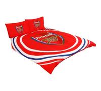 Arsenal FC Pulse Reversible Duvet Cover SetDouble Red BS2436