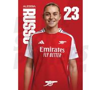 Arsenal FC Russo 24/25 Headshot Poster Unframed A3