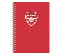 Arsenal FC Spiral Crest A5 Notebook, Notebooks, Lined Pages, Sports, Gift