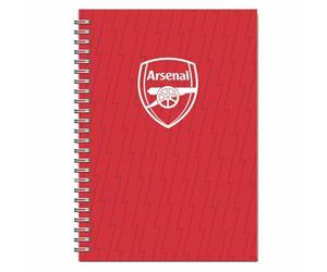Arsenal FC Spiral Crest A5 Notebook, Notebooks, Lined Pages, Sports, Gift