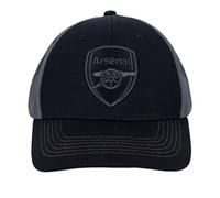 Arsenal FC Women's Crest Baseball Cap in Black Arsenal FC Black One Size
