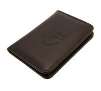 Arsenal FC Women's Executive Crest Card Holder in Black Arsenal FC Black One Size