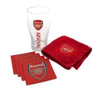 Arsenal FC Wordmark Crest Bar Set in Wine Arsenal FC Wine