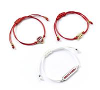 The Carat Shop Arsenal Football Club Friendship Bracelet Set of 3