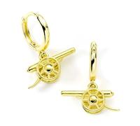 Arsenal Football Club Gold Tone Cannon Hoop Earrings