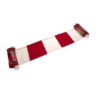 Arsenal Jacquard Knit Bar Scarf Red White