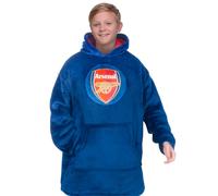 Arsenal Kids Oversized Hoodie Blanket Official Football Navy 10-14 Years