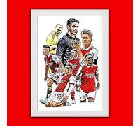 Arsenal Team Print 2022/23| Wall Art | Boys Bedroom | Gift | Football Poster (A4 Glossy Print)