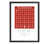 Arsenal The Invincibles 2003/2004 Premier League Season Squad | Football Art Print Poster (A4)