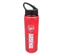 Arsenal FC High Definition Aluminium Water Bottle (26cm x 7cm) (Red/White)