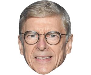 Arsène Wenger (Glasses) Celebrity Mask, Flat Card Face, Fancy Dress Mask