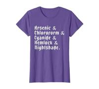 Arsenic & Chloroform & Cyanide & Hemlock & Nightshade T-Shirt