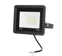 arsglaci 20W Outdoor Spotlight Flood Light, 6000K White IP66 Waterproof Super Bright Wall Light, Suitable for Doorway, Backyard, Garage, Tunnel and Other Scenes.(20, Watts)
