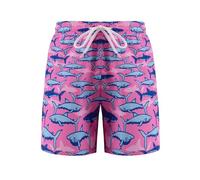 Arshiner Boy's Swimming Swim Shorts Trunk Hawii Palm Tree Patterned Quick Dry mesh Lined Kids Light Weight Boardshorts Beach Shorts Adjustable Waist 9-10 Years