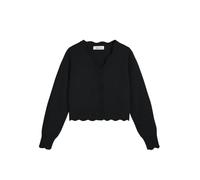 Arshiner Girls Black Cardigan Button Down Knitted Coat 120/5-6Years