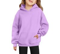 Arshiner Girls' Hoodie Warm Fleece Autumn Winter 6-15 Years | With Pockets, Loose-fitting Comfortable Sports Hoodie Sweatshirt, Leisure School Long-sleeved, Everyday Fashion Tops